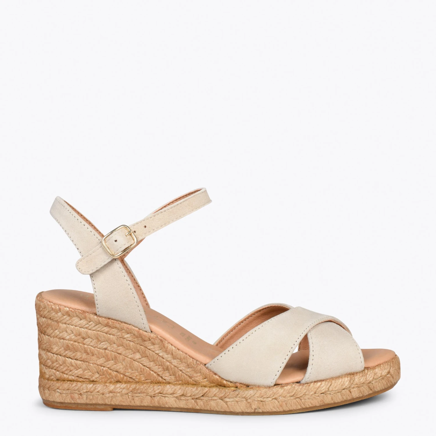 CALPE – Espadrilles Artisanales à Lanières Et Boucle BEIGE