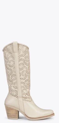 AUSTIN – Santiags Ajourées BEIGE