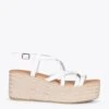 ALAJAR - Sandales Compensées En Jute BLANC