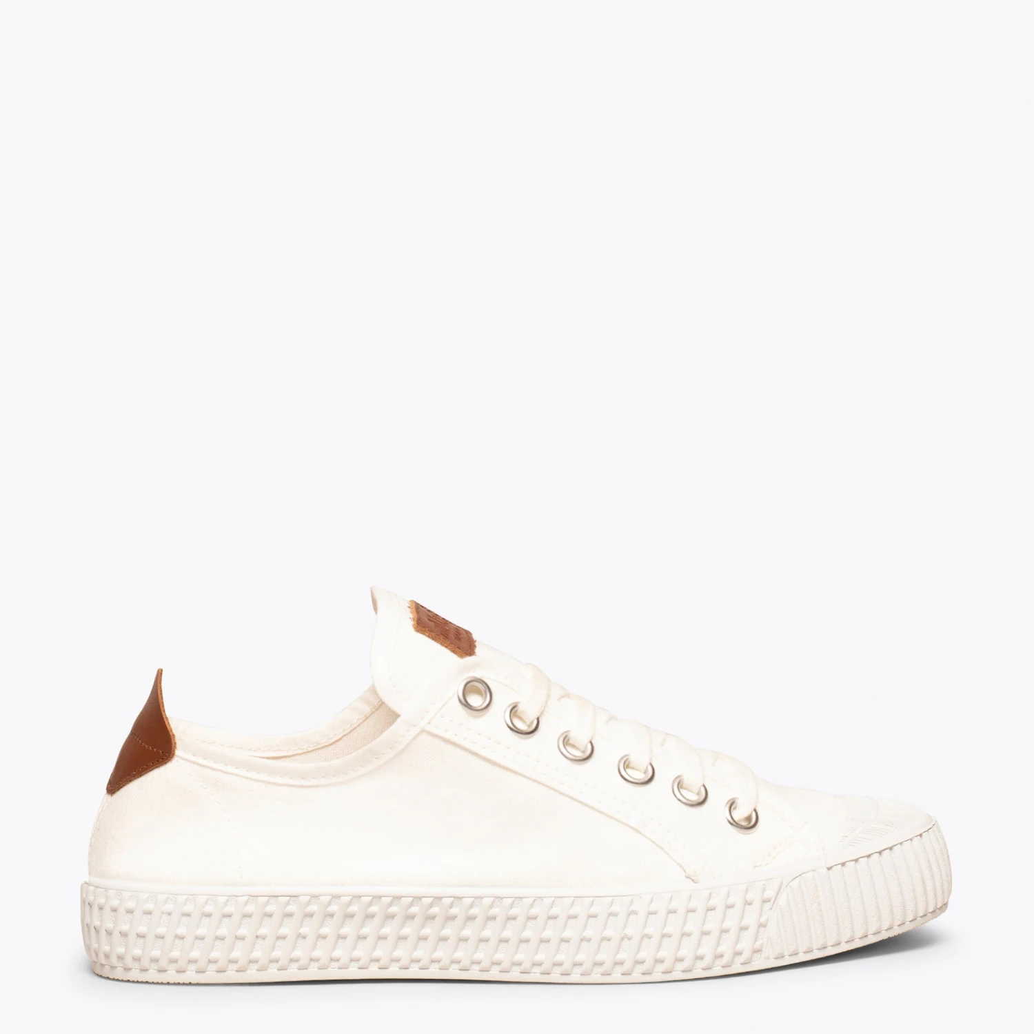 BASKET - Chaussures En Toile Pour Femme BLANC