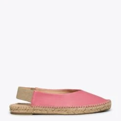 DENIA - Espadrilles Talon Ouvert ROSE
