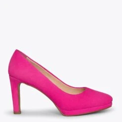 PLATEFORME - Escarpins à Talon Haut Et Plateforme FUCHSIA