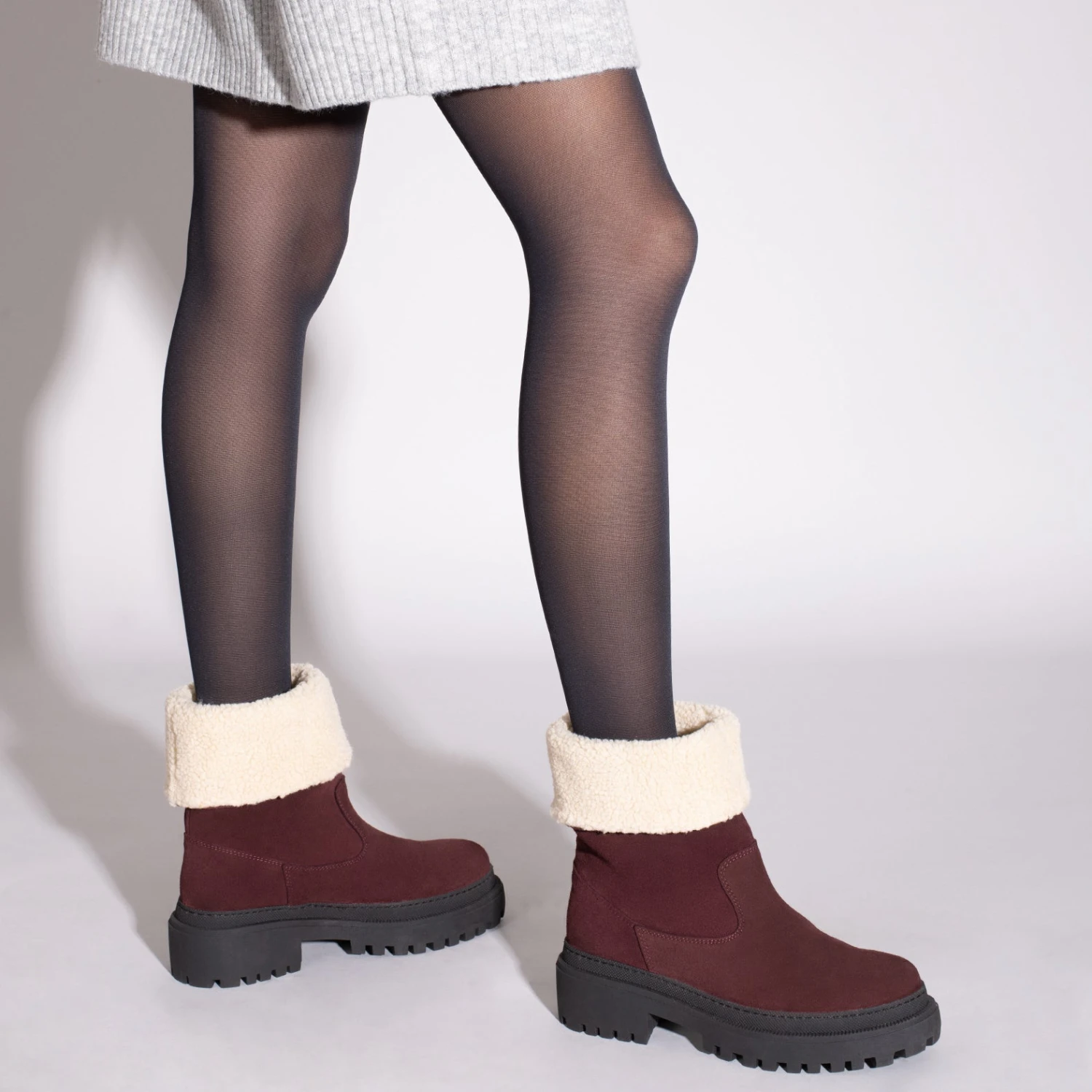 POLAR - Bottes BORDEAUX En Cuir Hydrofuge â Image 7