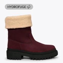 POLAR - Bottes BORDEAUX En Cuir Hydrofuge