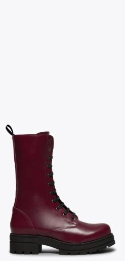 ARMY - Botte Militaire Haute BORDEAUX Ă Lacets