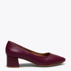 FEMME- Escarpins à Talons BORDEUX