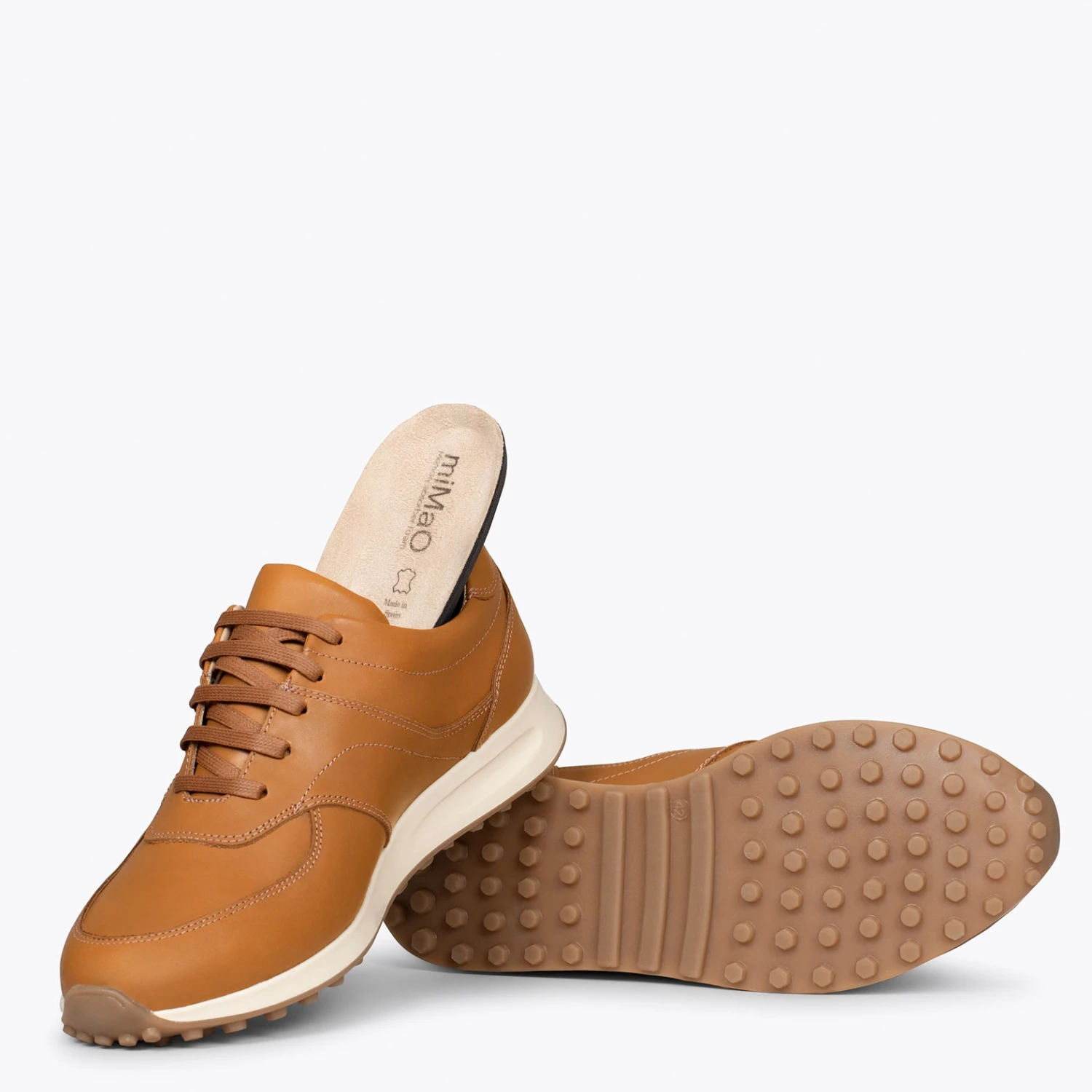 YORK - Baskets Habillées Pour Homme MARRON – Image 5