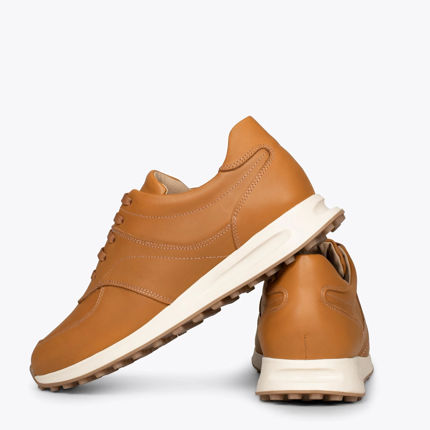 YORK - Baskets Habillées Pour Homme MARRON – Image 3