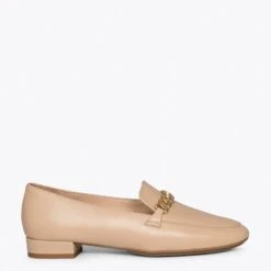 CHAIN - Mocassins élégants Pour Femmes BEIGE