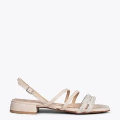 OSLO - Sandales Plates SABLE
