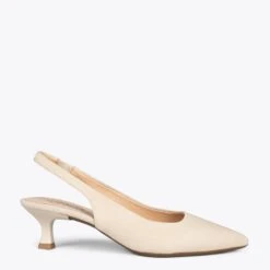 URBAN KITTEN Talon Ouvert – Chaussures à Talon évasé BEIGE