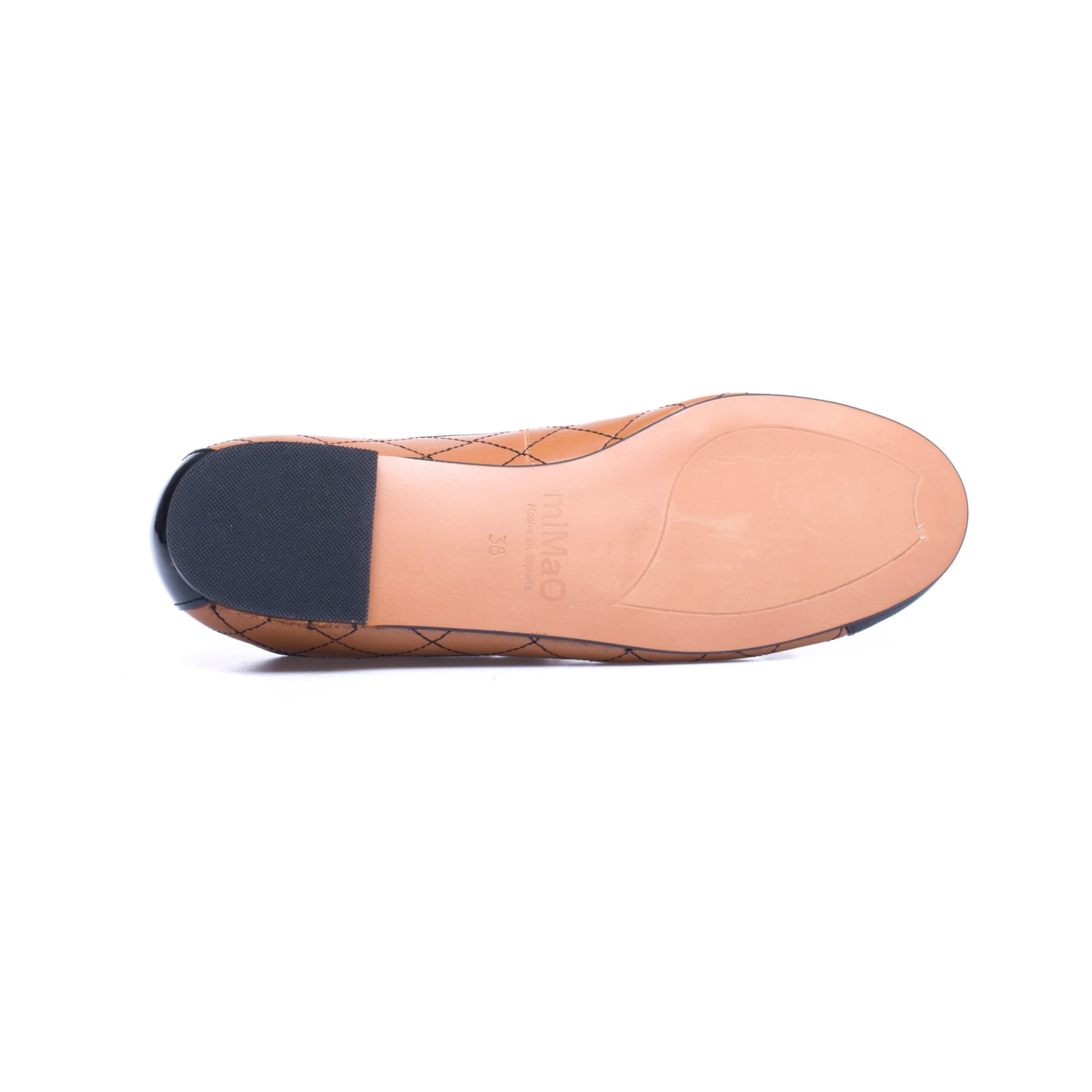 BALLERINE LACET – Ballerine CAMEL Avec Broderie Losange – Image 8