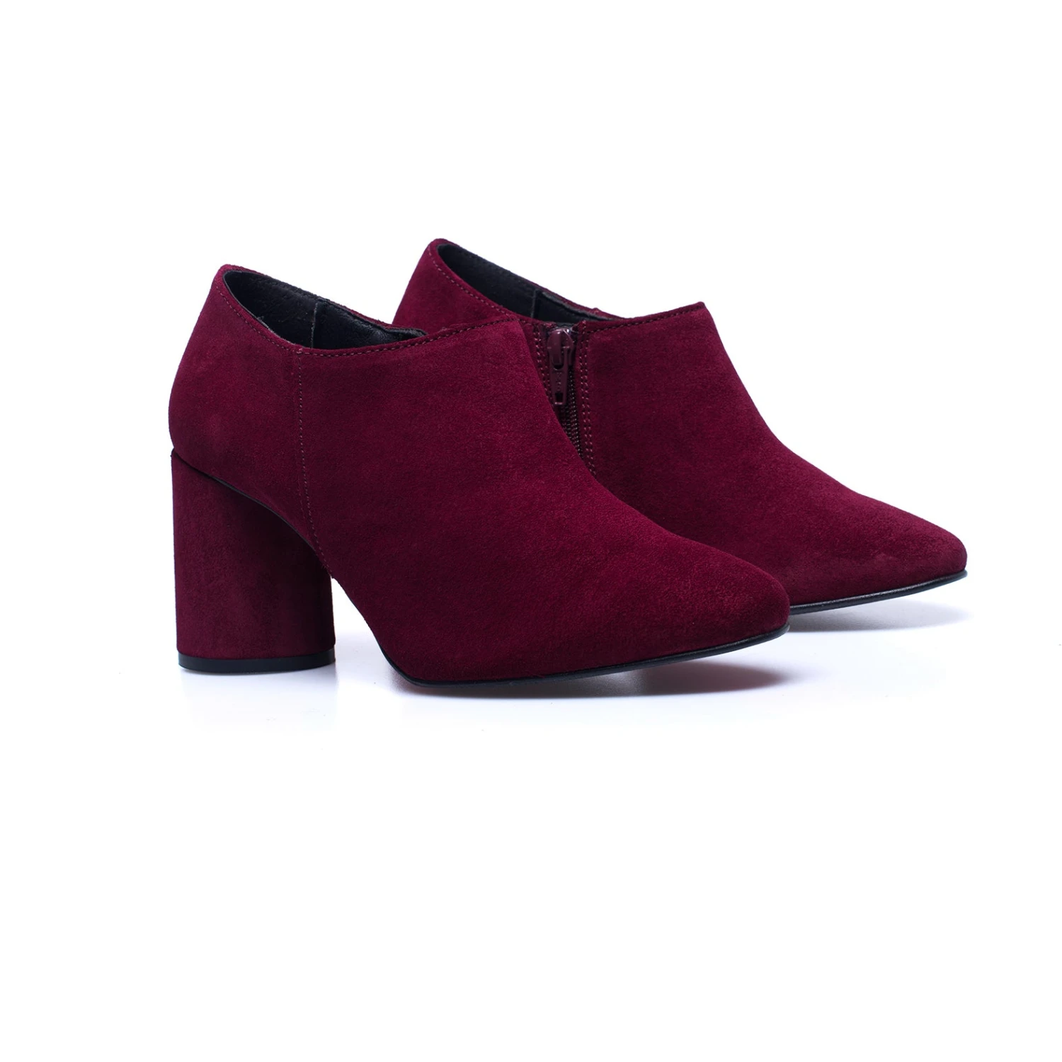 FASHION - Chaussure Montante à Talon BORDEAUX – Image 2