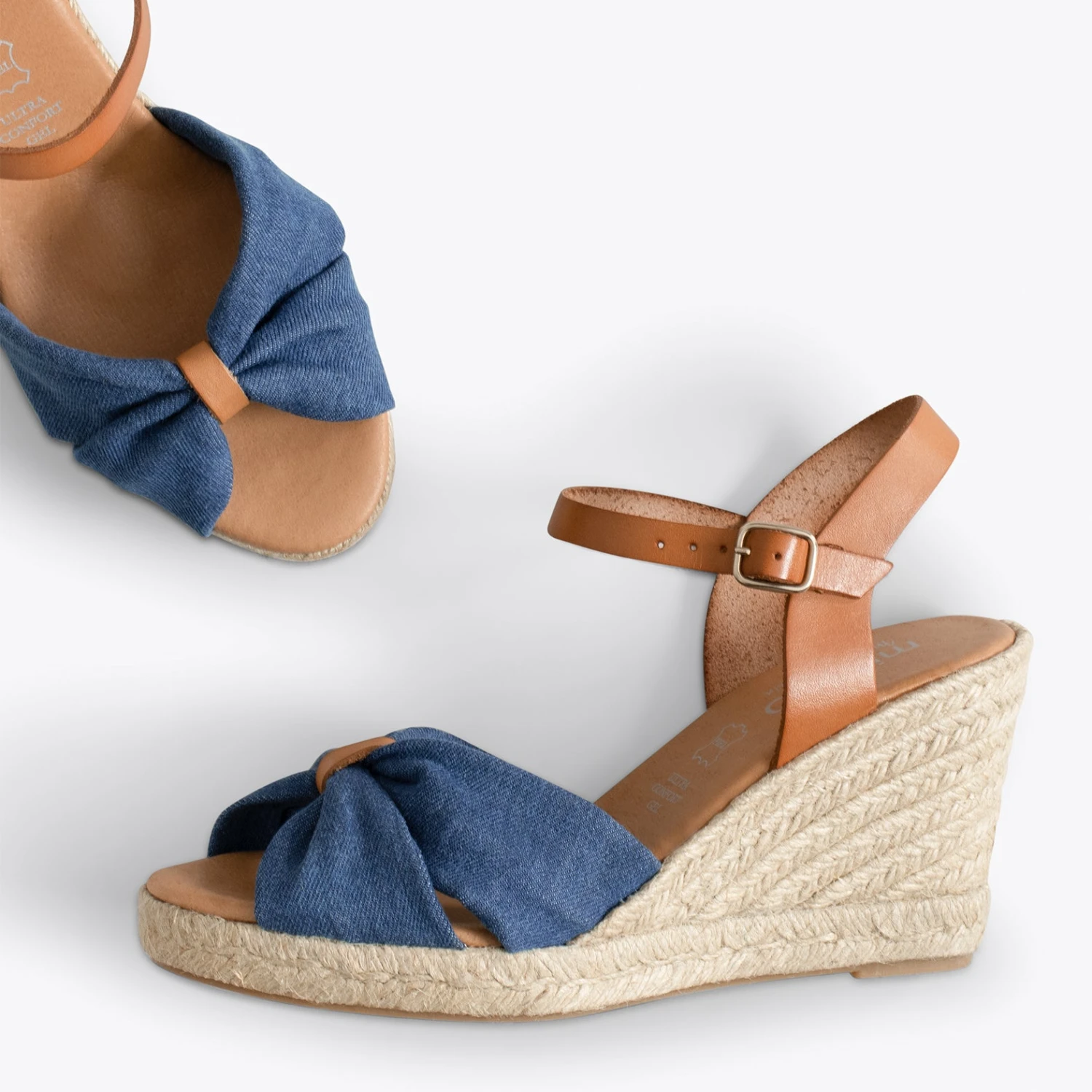 PALMA - Espadrilles En Denim BLEU – Image 2