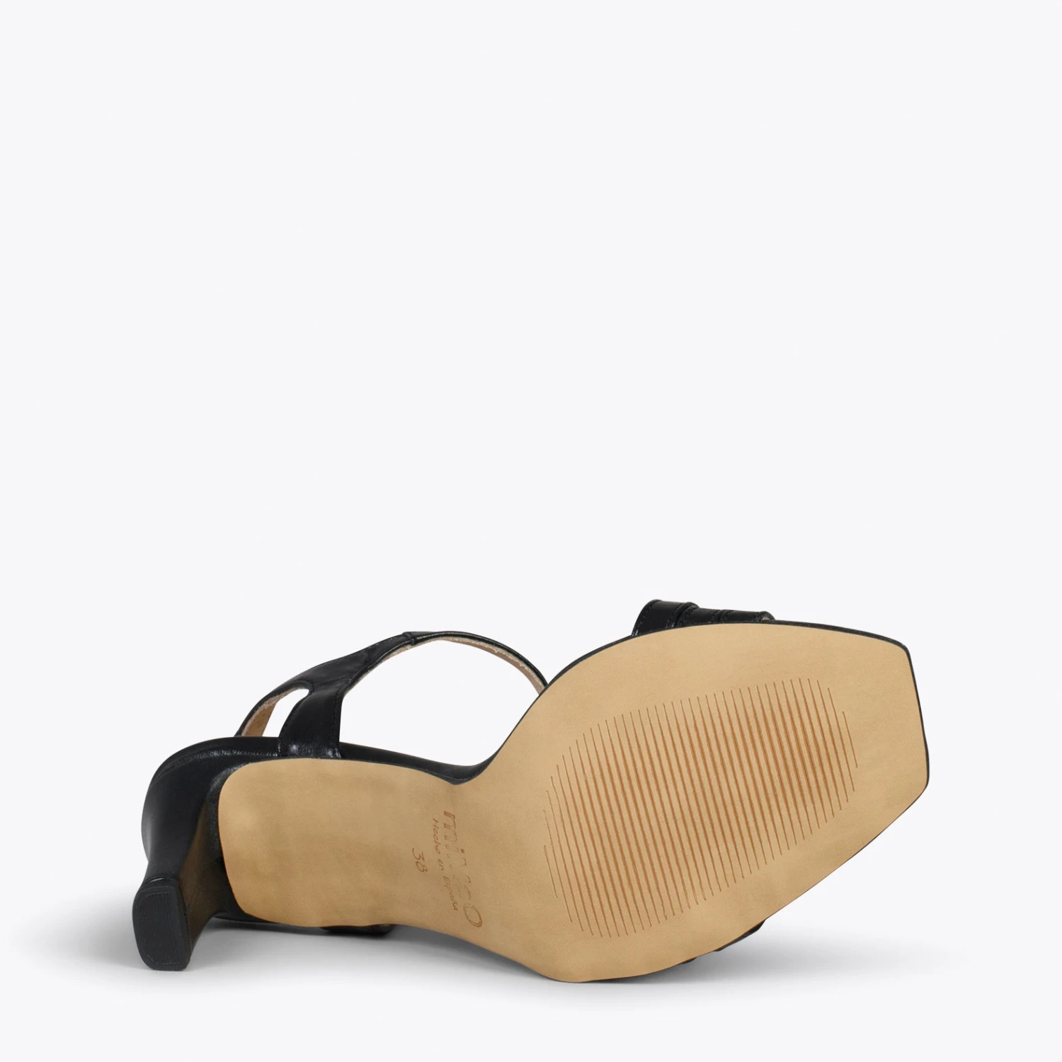 CANNES – Sandales De Soirée à Talon Fin NOIR – Image 5