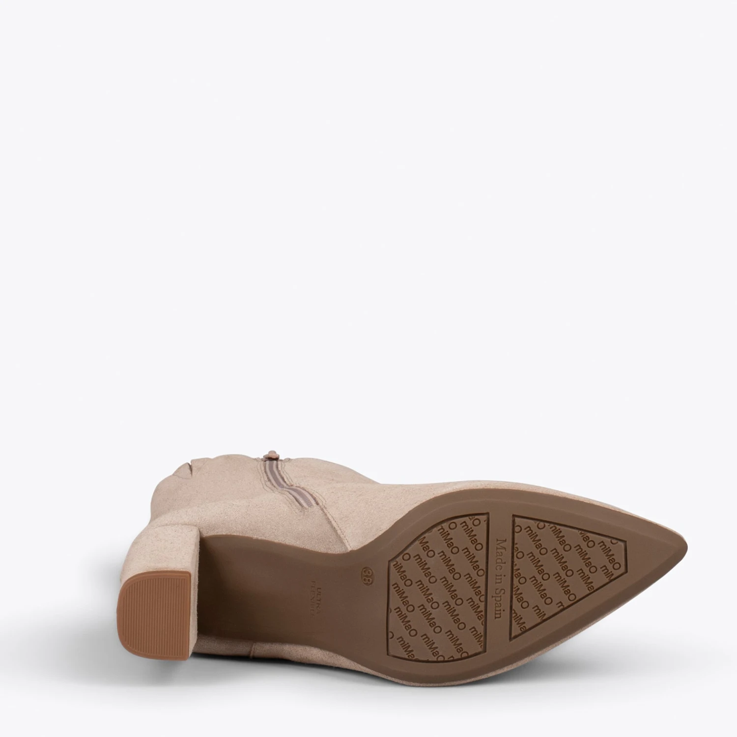 LYON – Bottine Mi-mollet BEIGE – Image 5