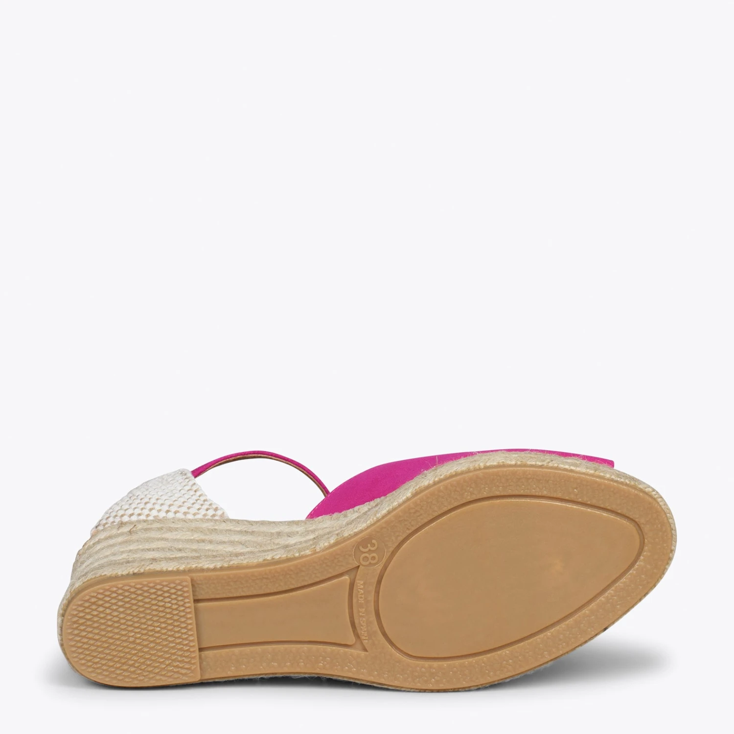 SITGES – Espadrilles Compensées à Bout Ouvert FUCHSIA – Image 5