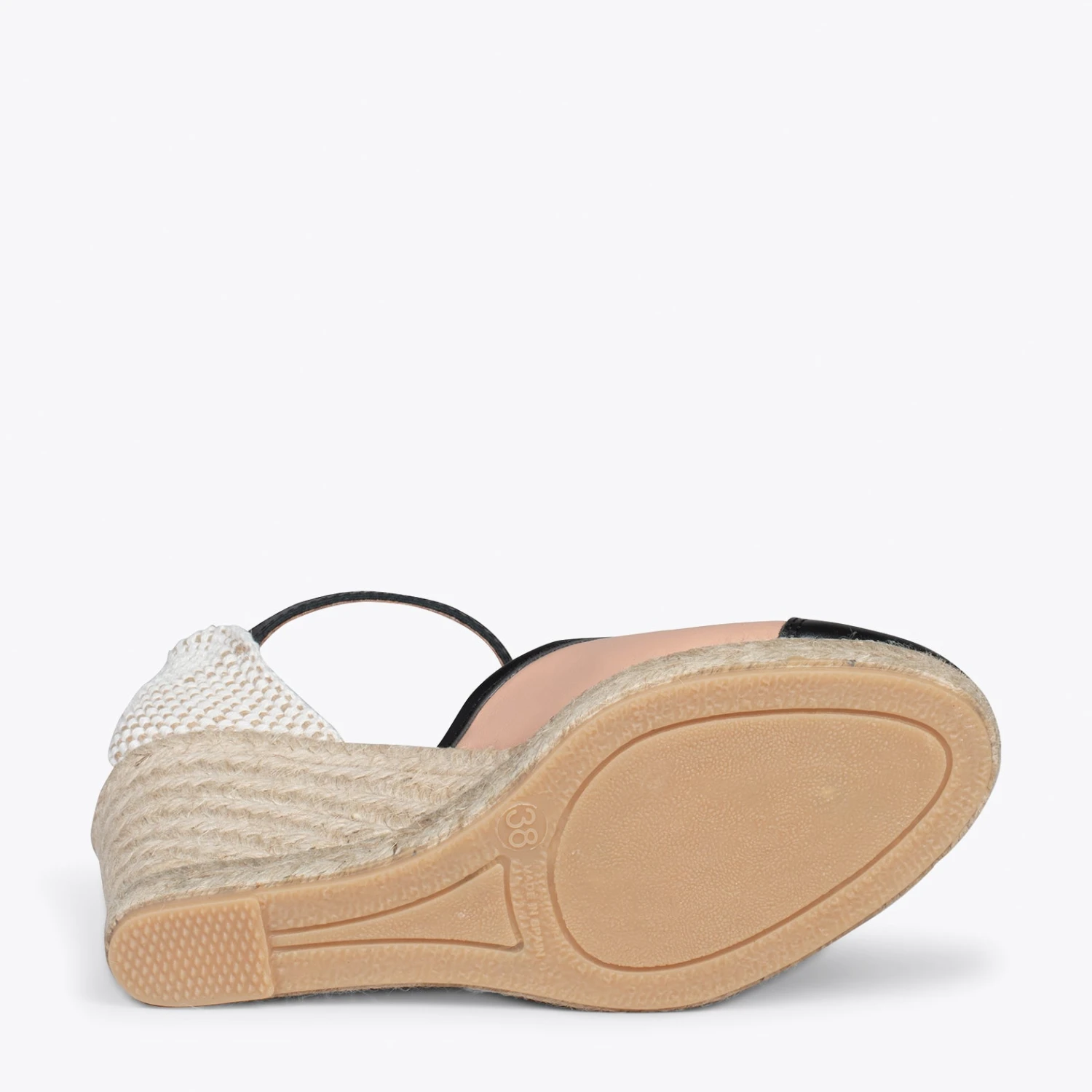VALENCIANA – Espadrilles Compensées En Cuir Nappa MAKE UP – Image 5