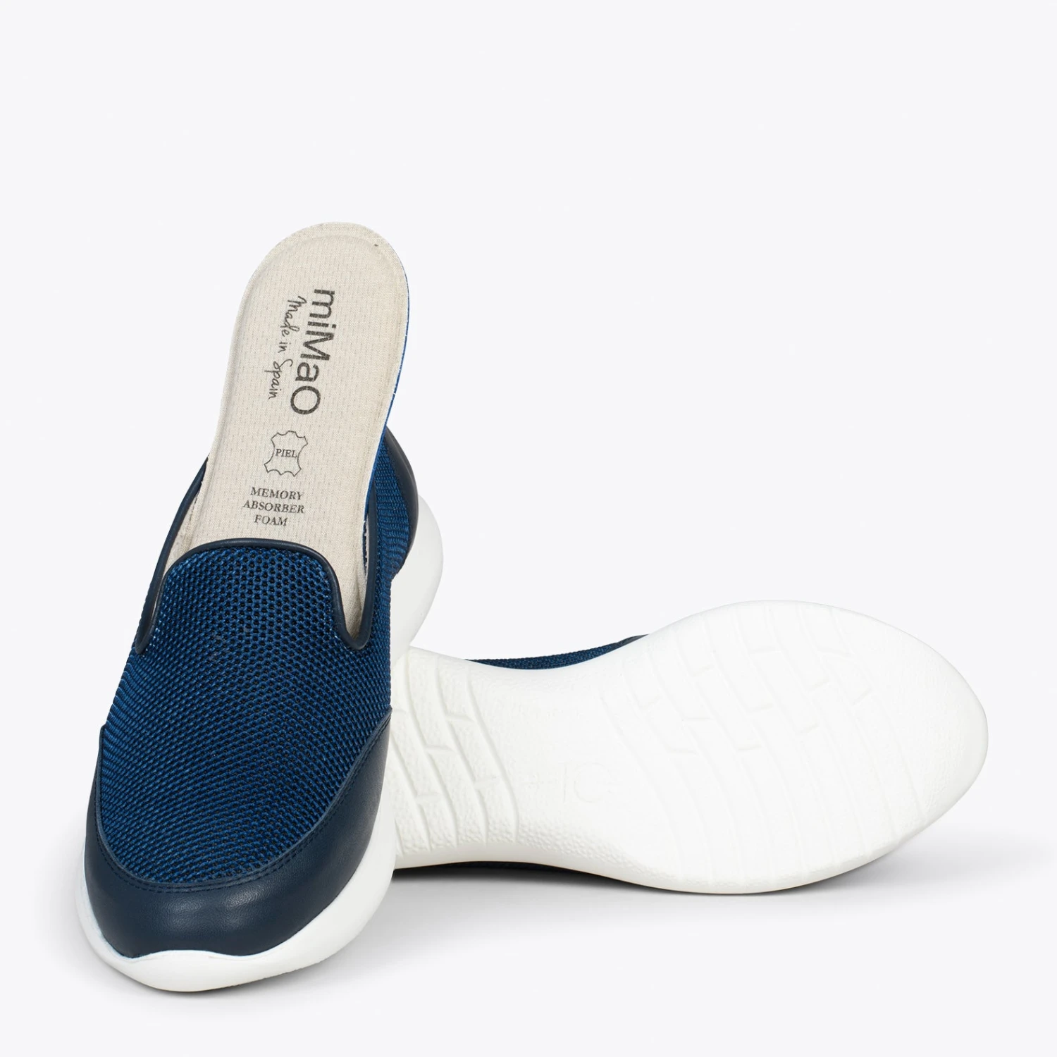 SLIPPER SPORT – Baskets à Enfiler En Maille BLEU MARINE – Image 5