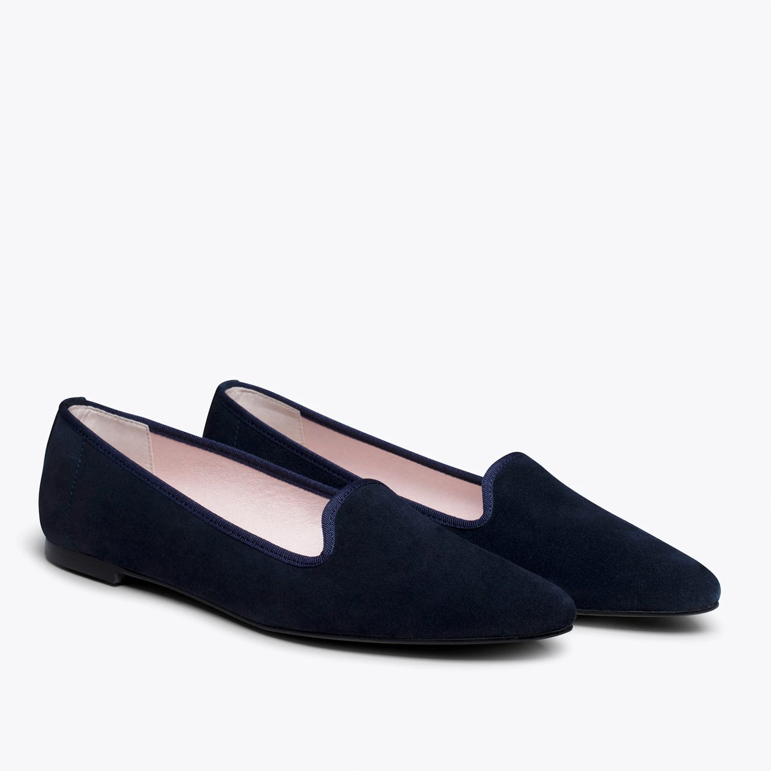 SLIPPER - Slipper En Cuir BLEU Avec Bout Pointu – Image 3