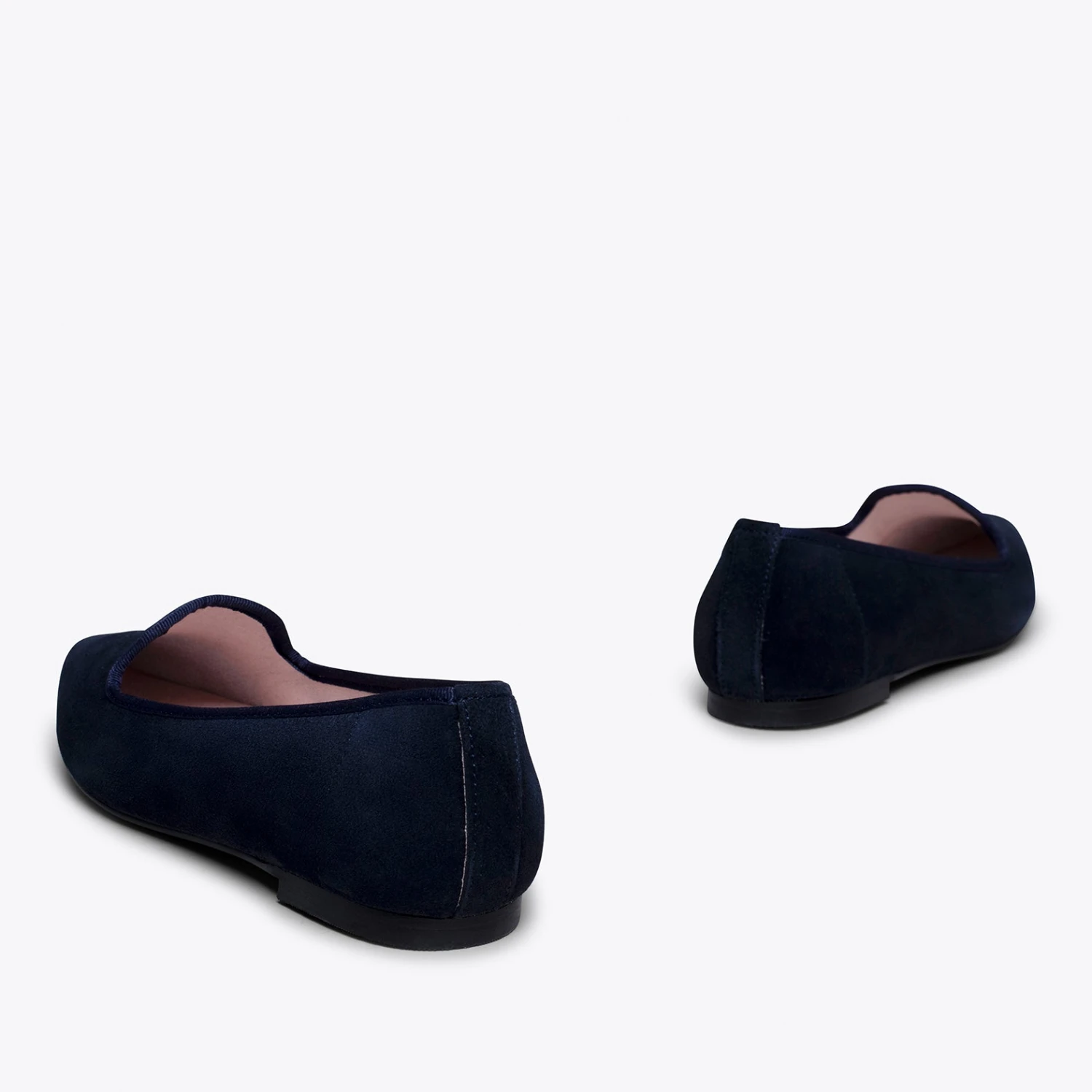 SLIPPER - Slipper En Cuir BLEU Avec Bout Pointu – Image 4
