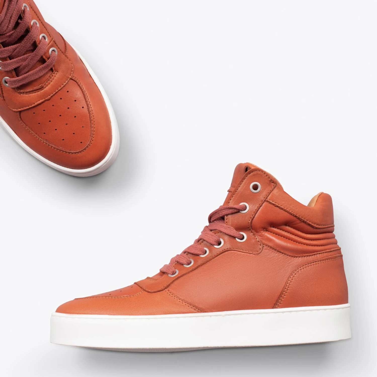 BASKET – Baskets Hautes Pour Femme TUILE – Image 2