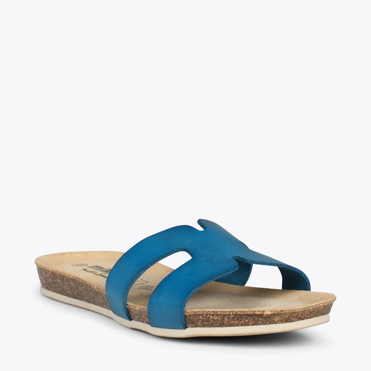 CLIVIA – Sandales Plates BLEU – Image 4