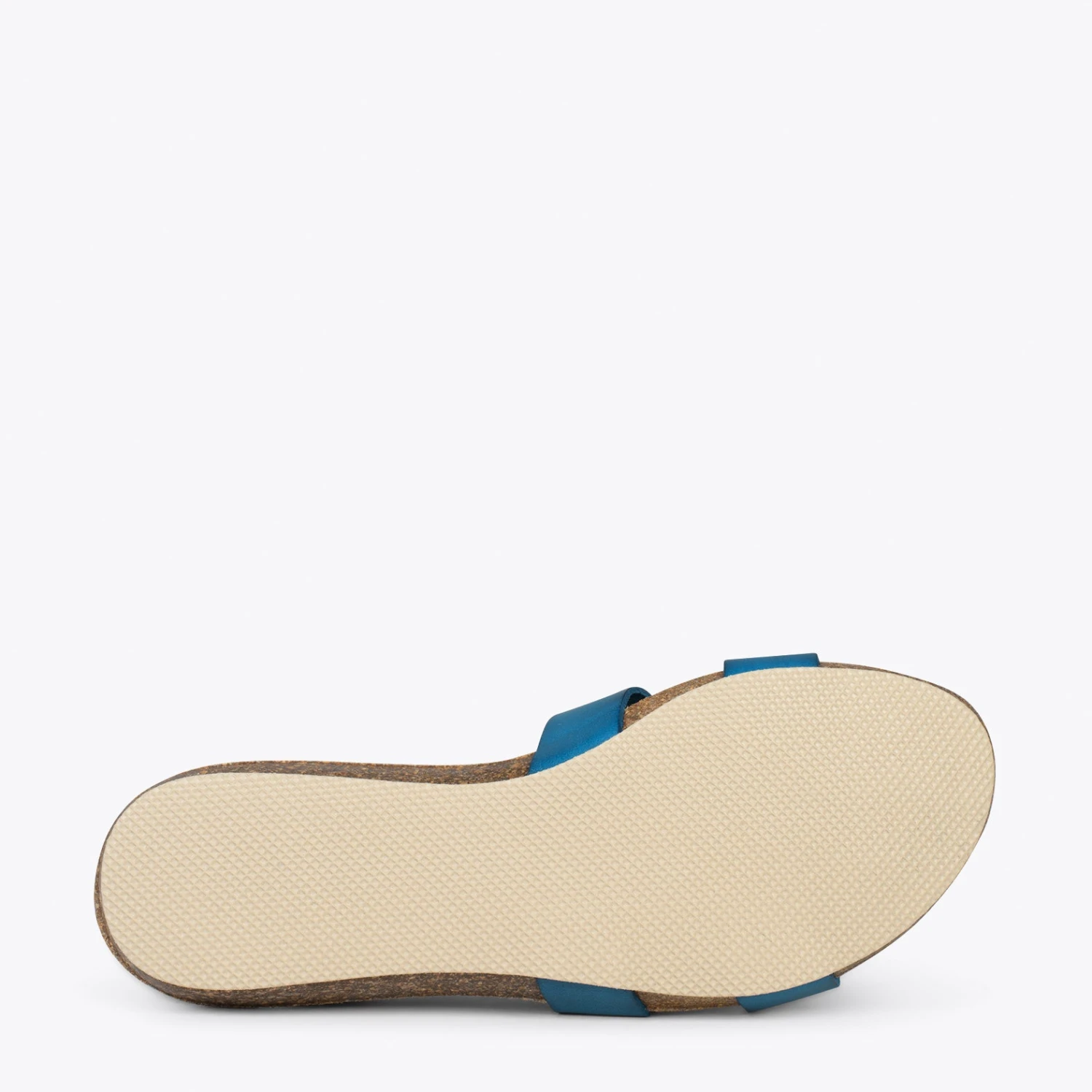 CLIVIA – Sandales Plates BLEU – Image 5