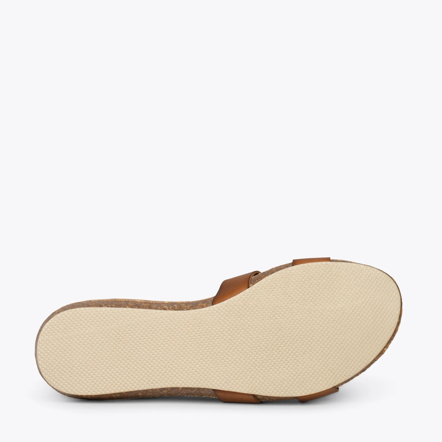 CLIVIA – Sandales Plates CAMEL – Image 5