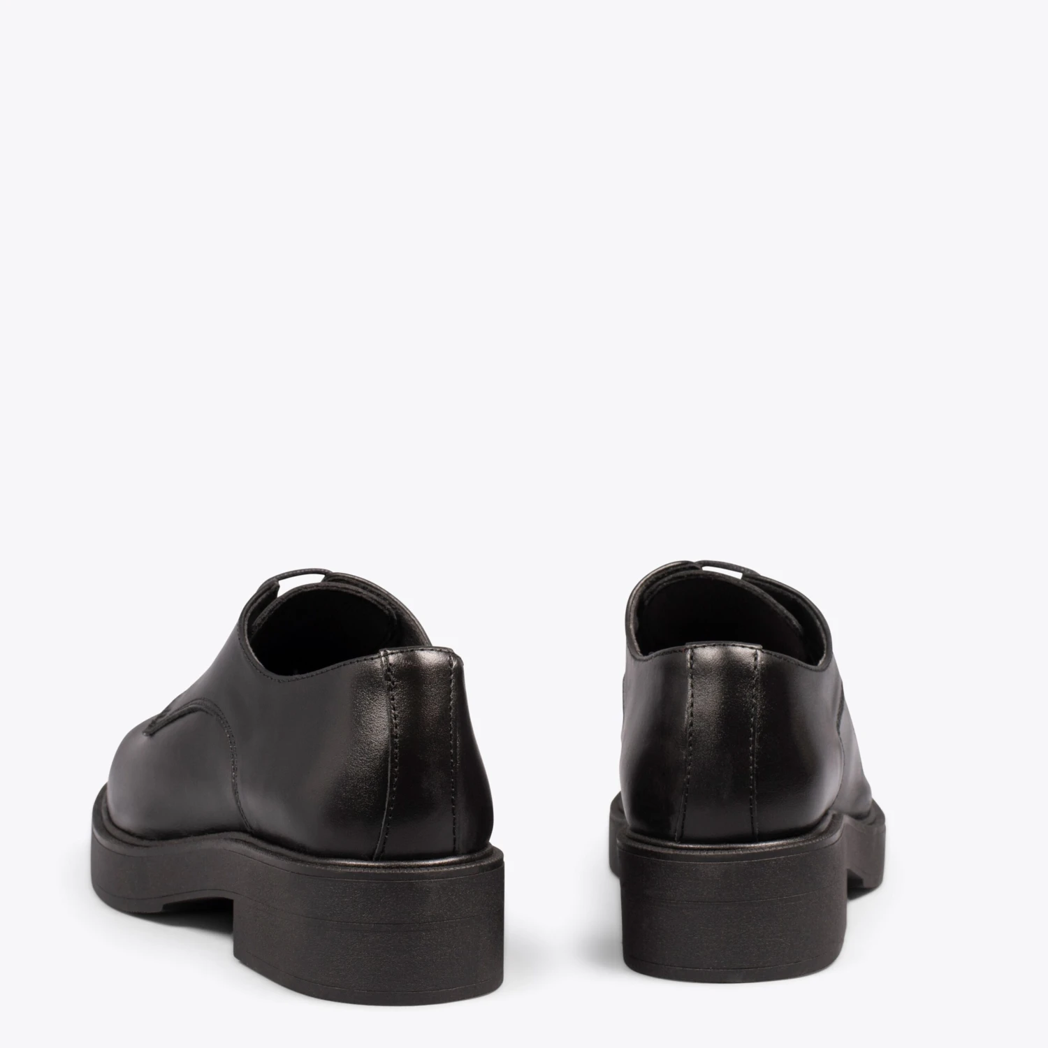 BLUCHER - Chaussures à Lacets Pour Femmes NOIR – Image 3