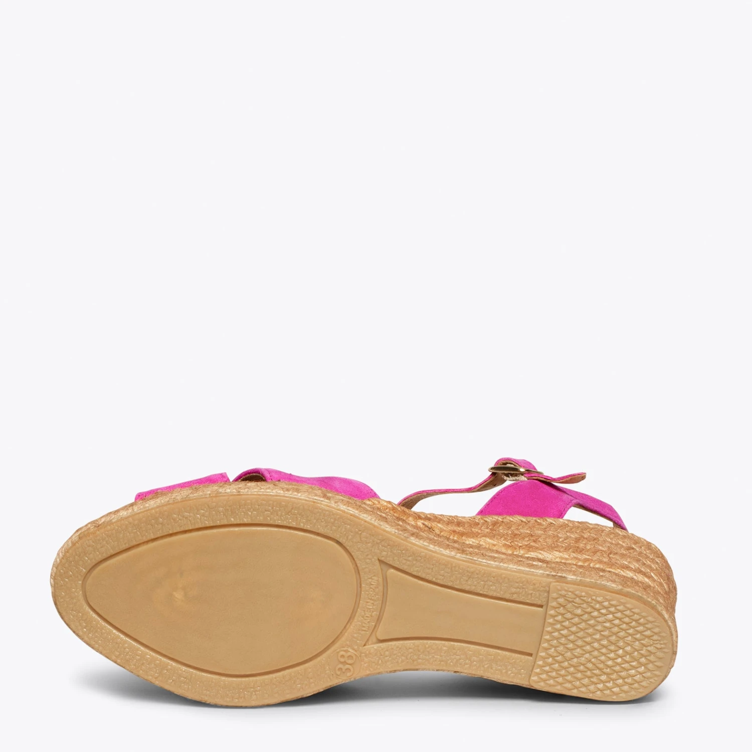 CALPE – Espadrilles Artisanales à Lanières Et Boucle FUCHSIA – Image 5