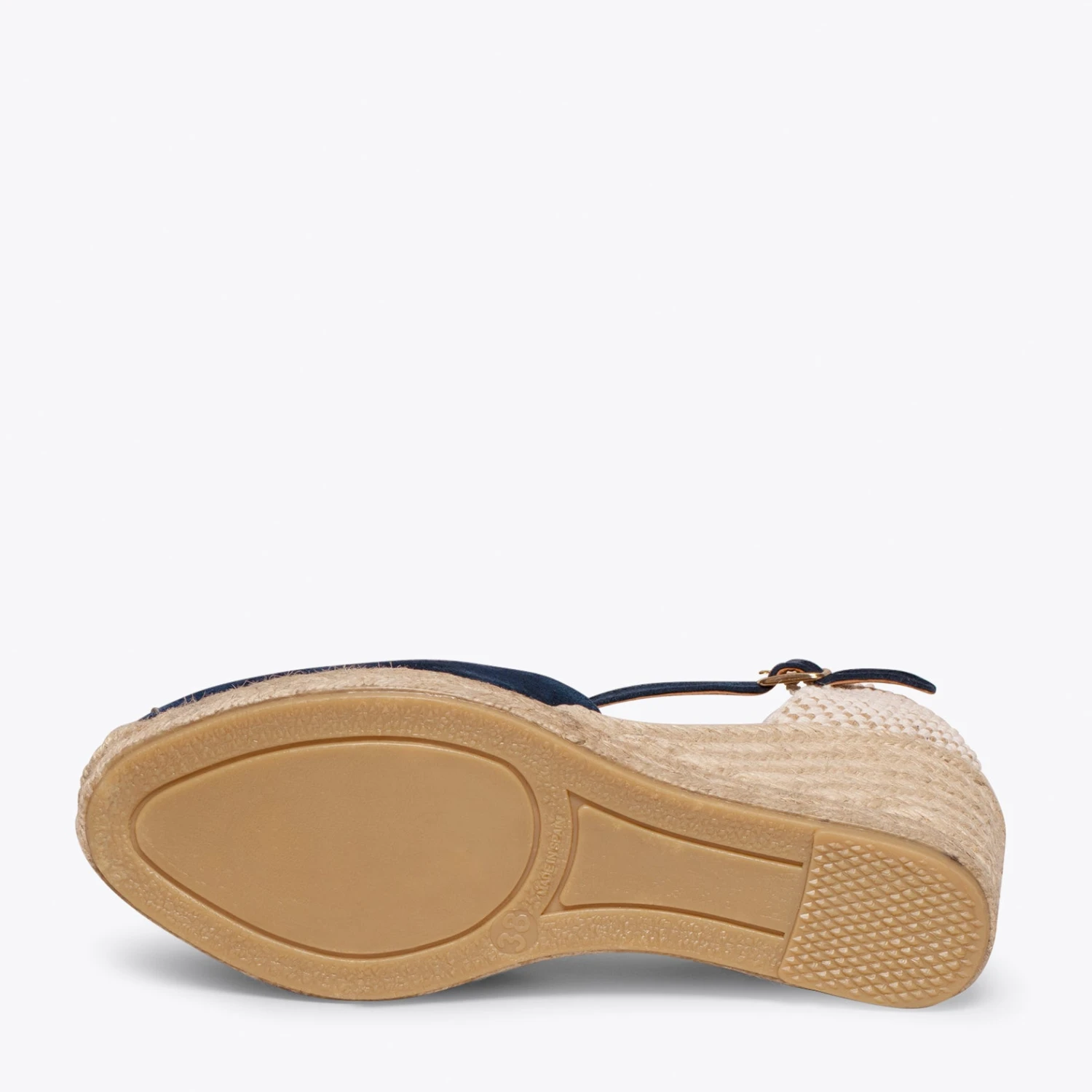 NERJA – Espadrilles à Talon Haut BLEU MARINE – Image 5