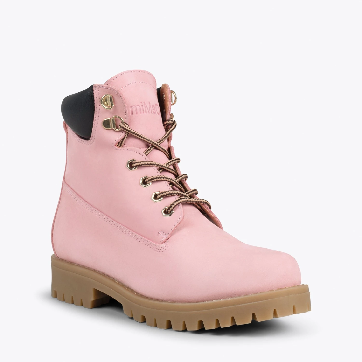 AVIATOR – Bottines De Montagne Pour Femme Nubuck ROSE – Image 4