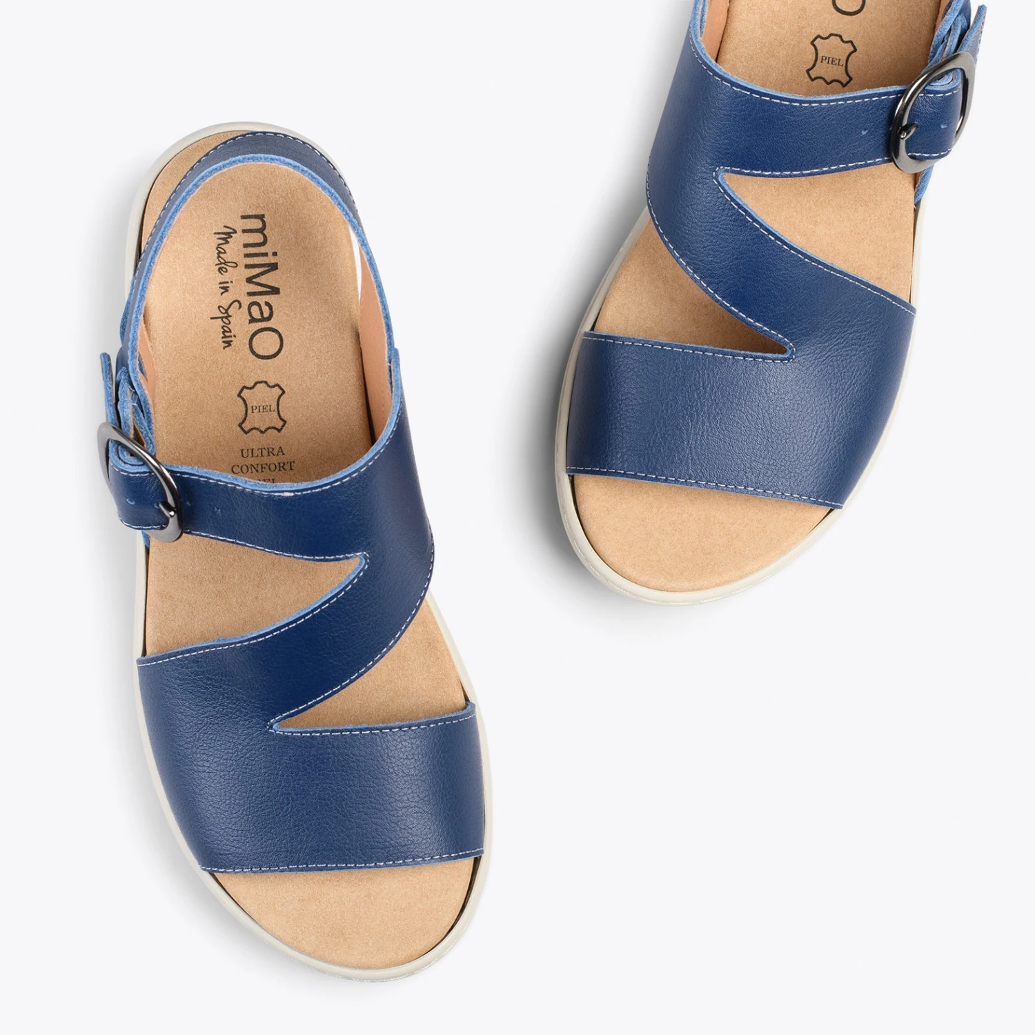 Natura – Sandales à Semelle Amovible BLEU MARINE – Image 2