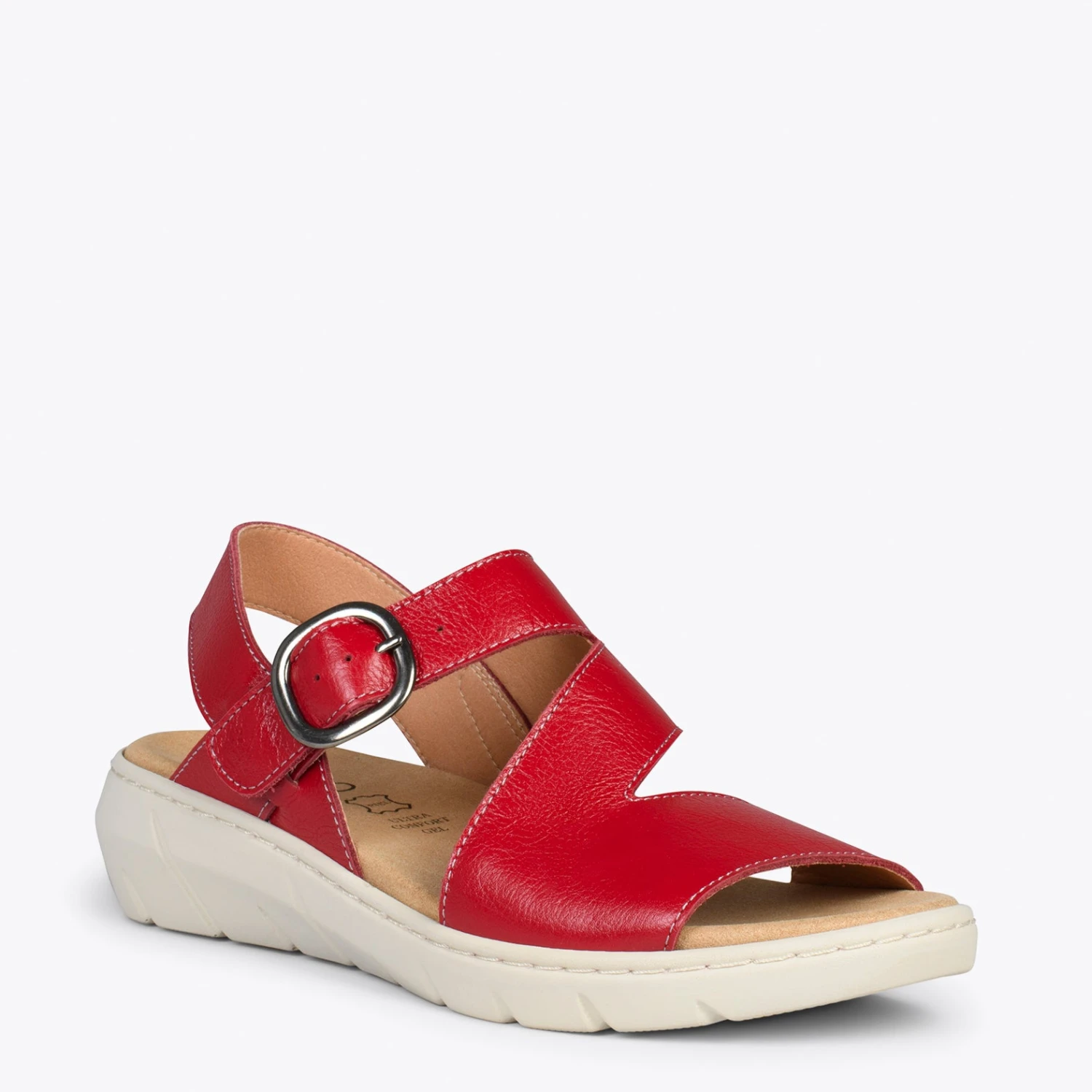 Natura – Sandales à Semelle Amovible ROUGE – Image 4