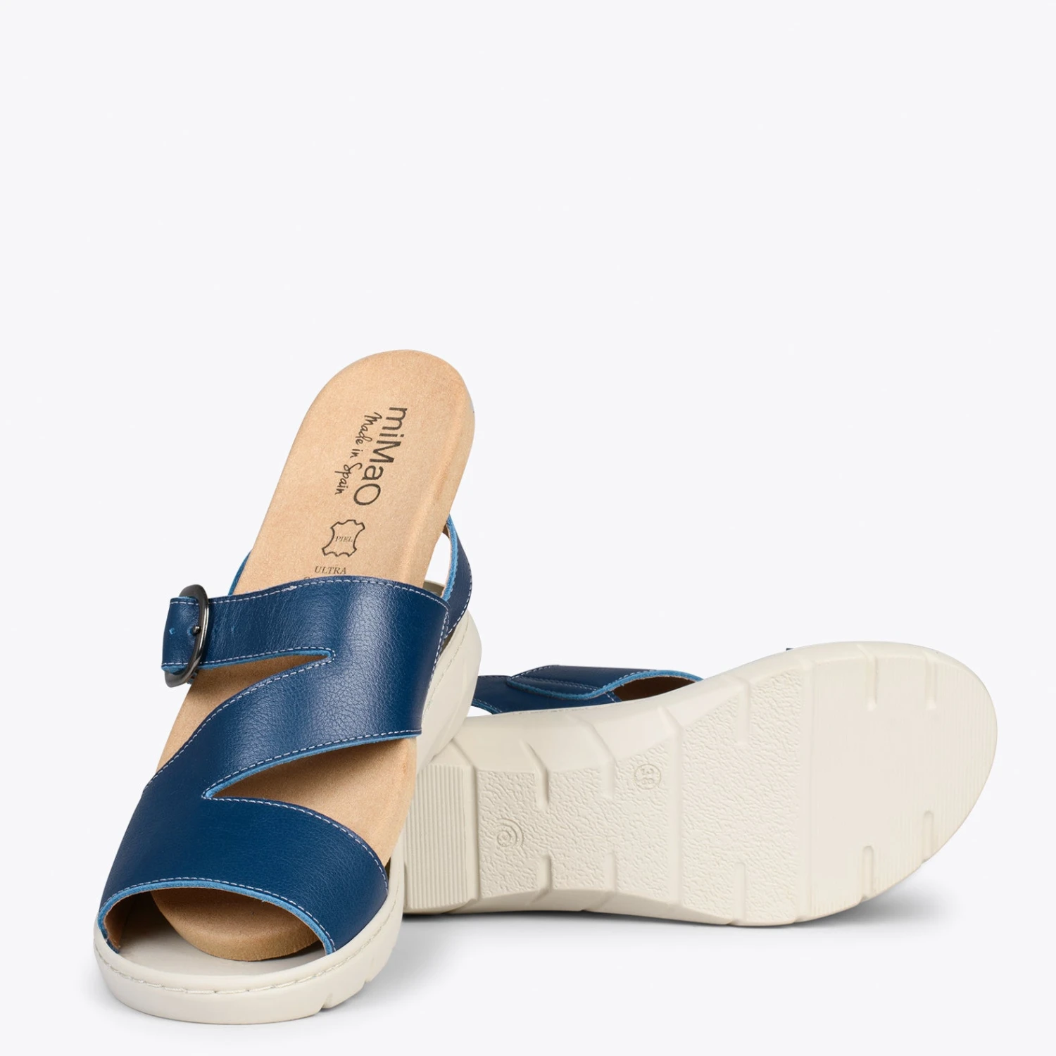 Natura – Sandales à Semelle Amovible BLEU MARINE – Image 5