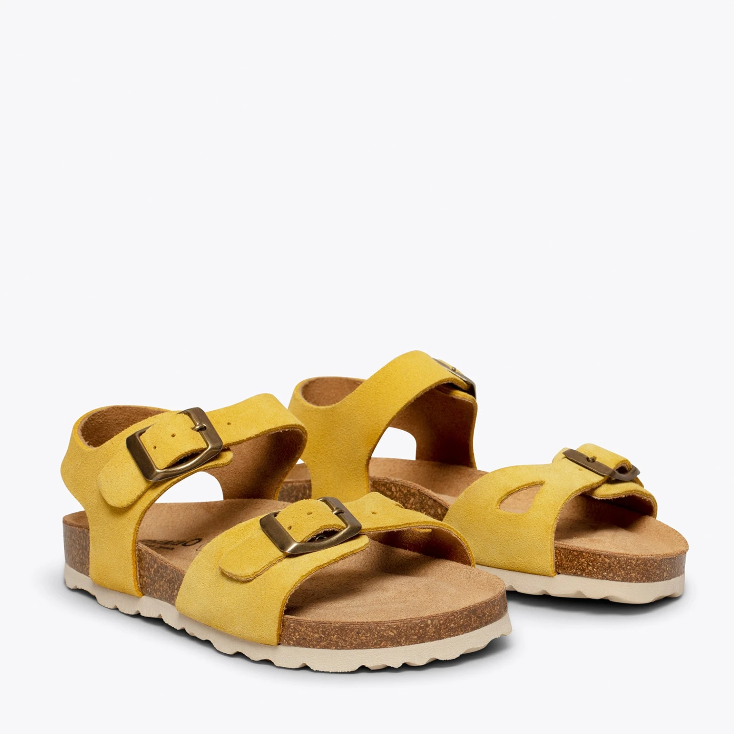 GLACE - Sandales Fille JAUNE BIO Avec Boucle – Image 2