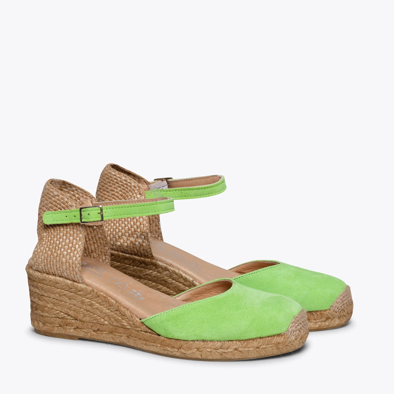 ALTEA - Espadrille Compensée VERT – Image 2