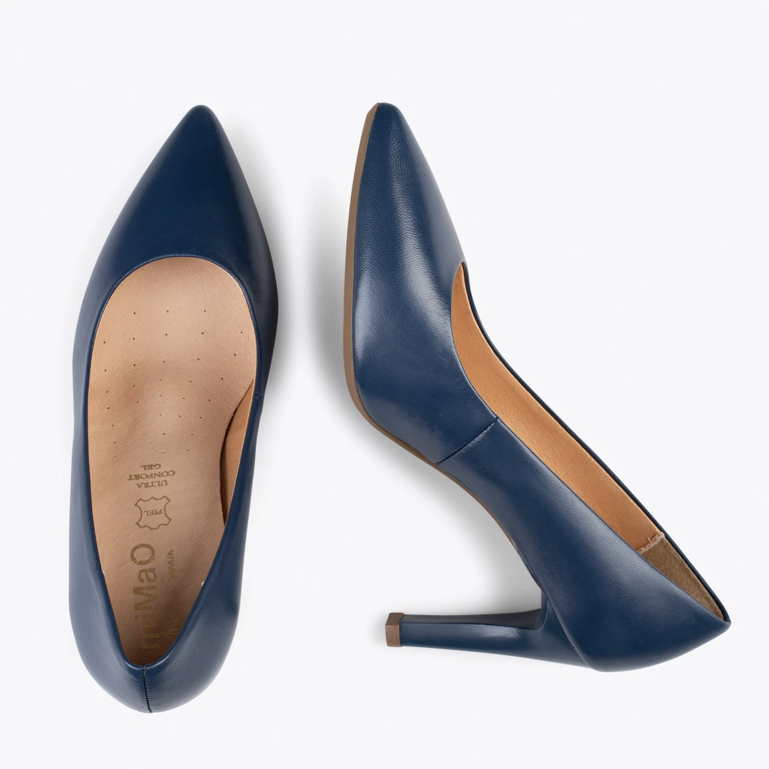 GLAM – Chaussures élégantes à Talon Haut BLEU MARINE – Image 2