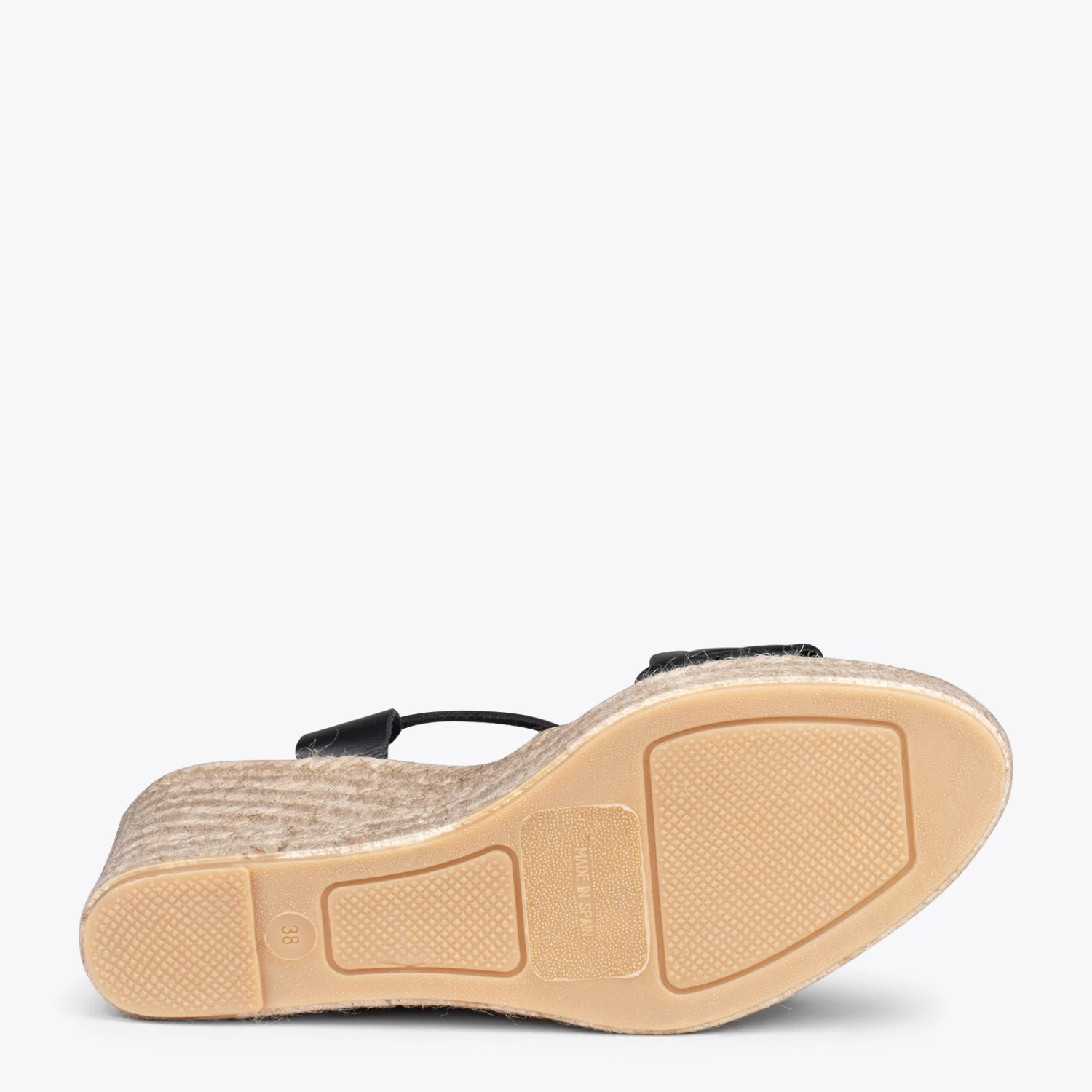 OASIS – Espadrilles à Tige Tressée NOIR – Image 5
