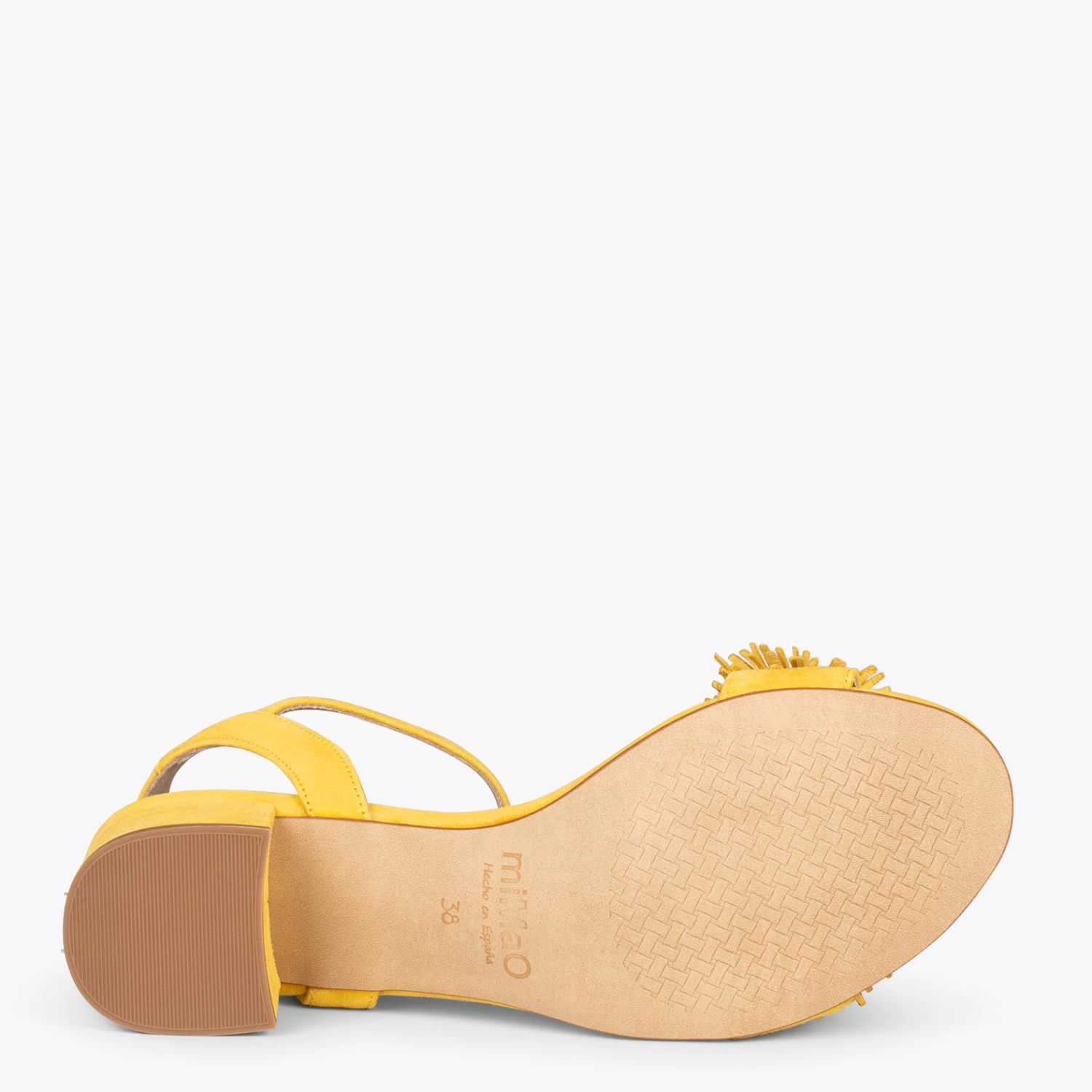 ZINNIA – Sandales De Soirée Décorées De Fleurs JAUNE – Image 5