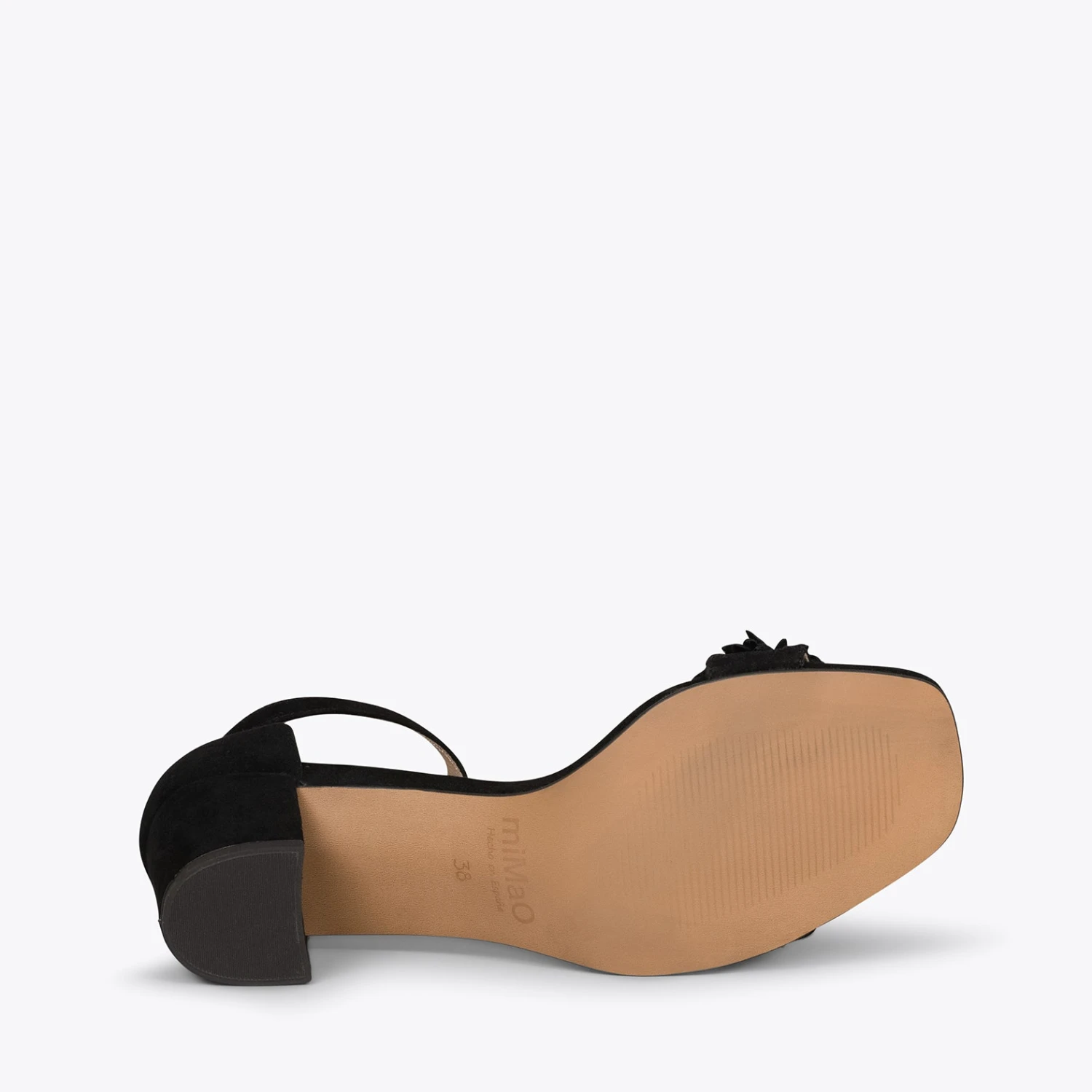 ZINNIA - Sandales De Soirée Avec Fleurs NOIR – Image 5