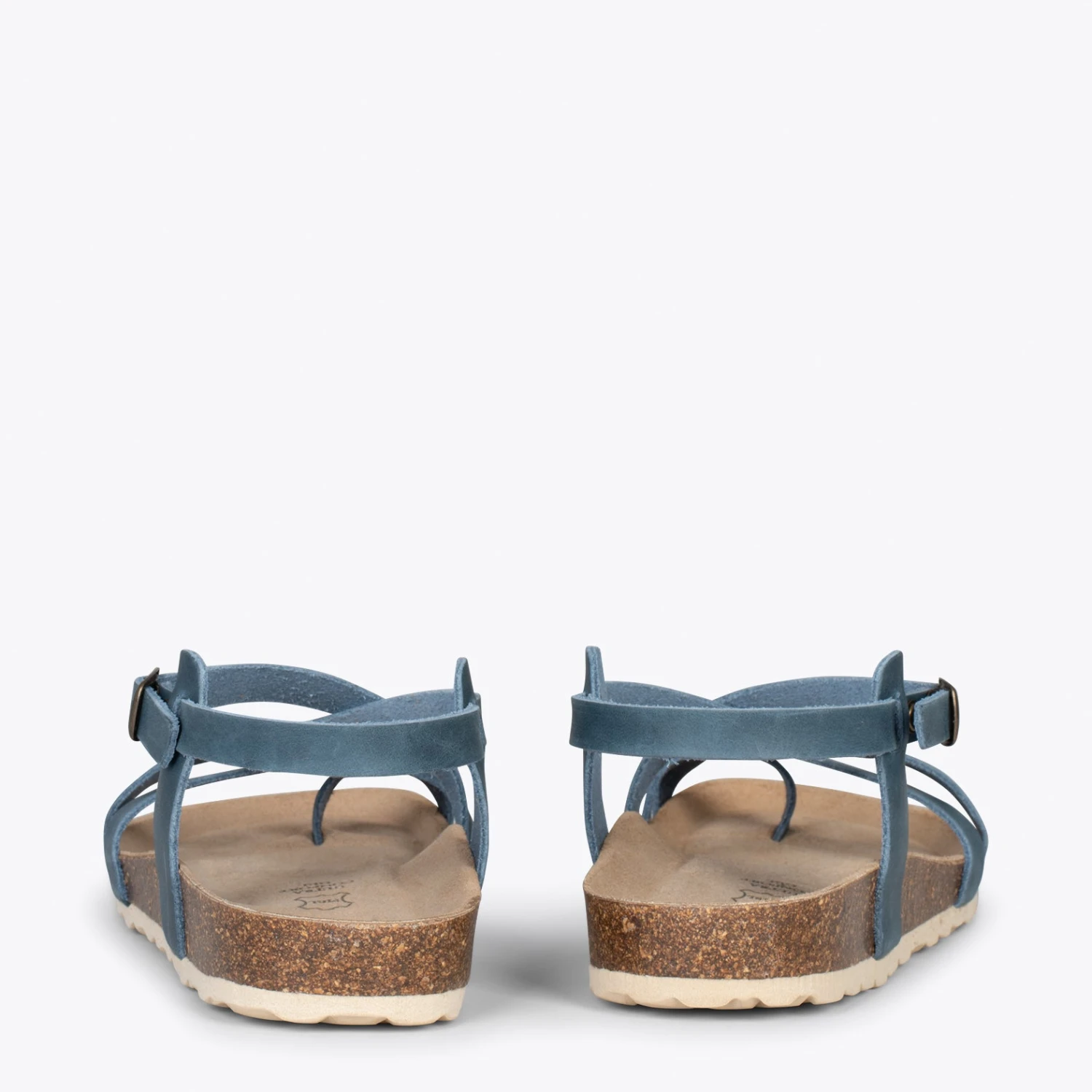 BOHEMIAN – Sandales BIO à Anneau D’orteil BLEU MARINE – Image 3