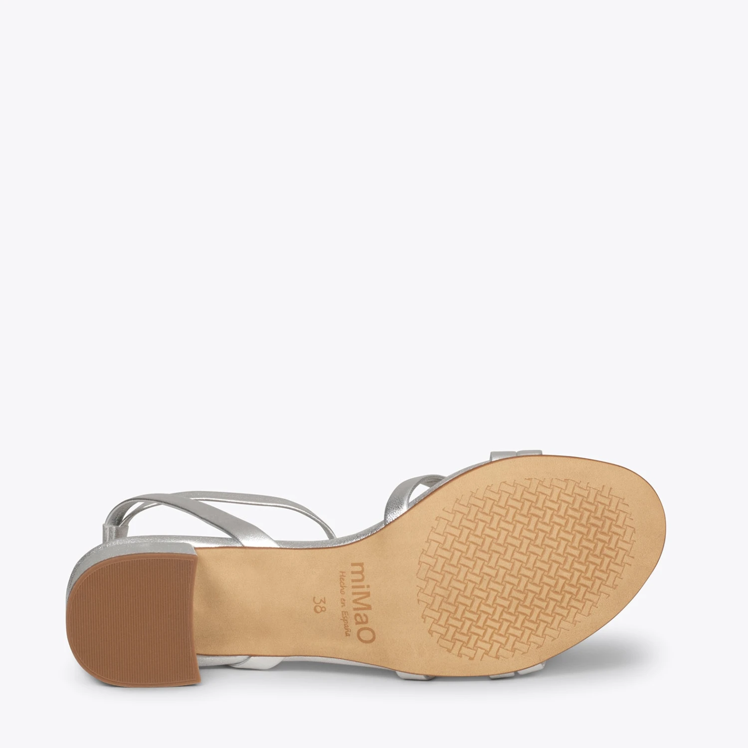 VIENA - Sandales à Brides Fines Et Talon Bas ARGENTÉ – Image 5