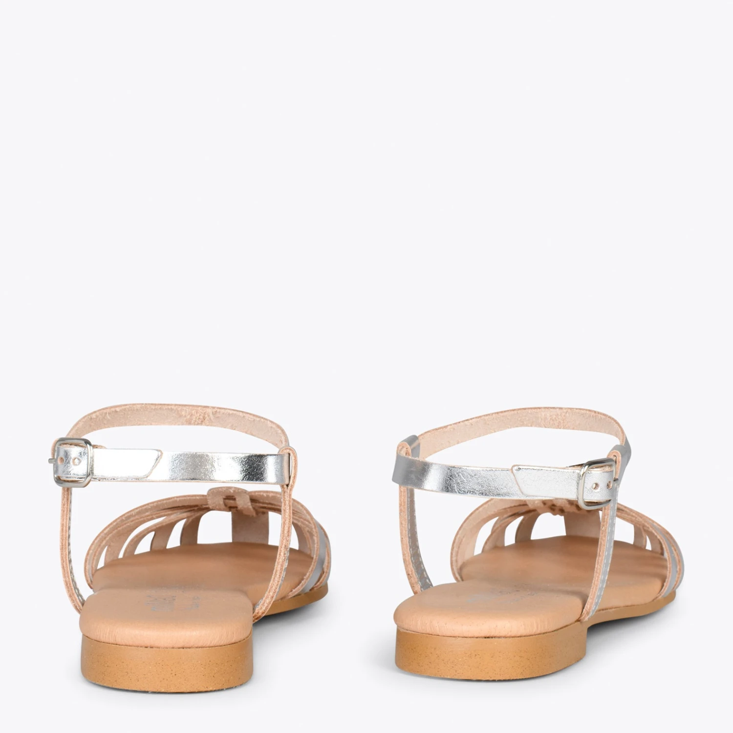 BEACH – Nu-pieds Tressés ARGENTÉ – Image 3