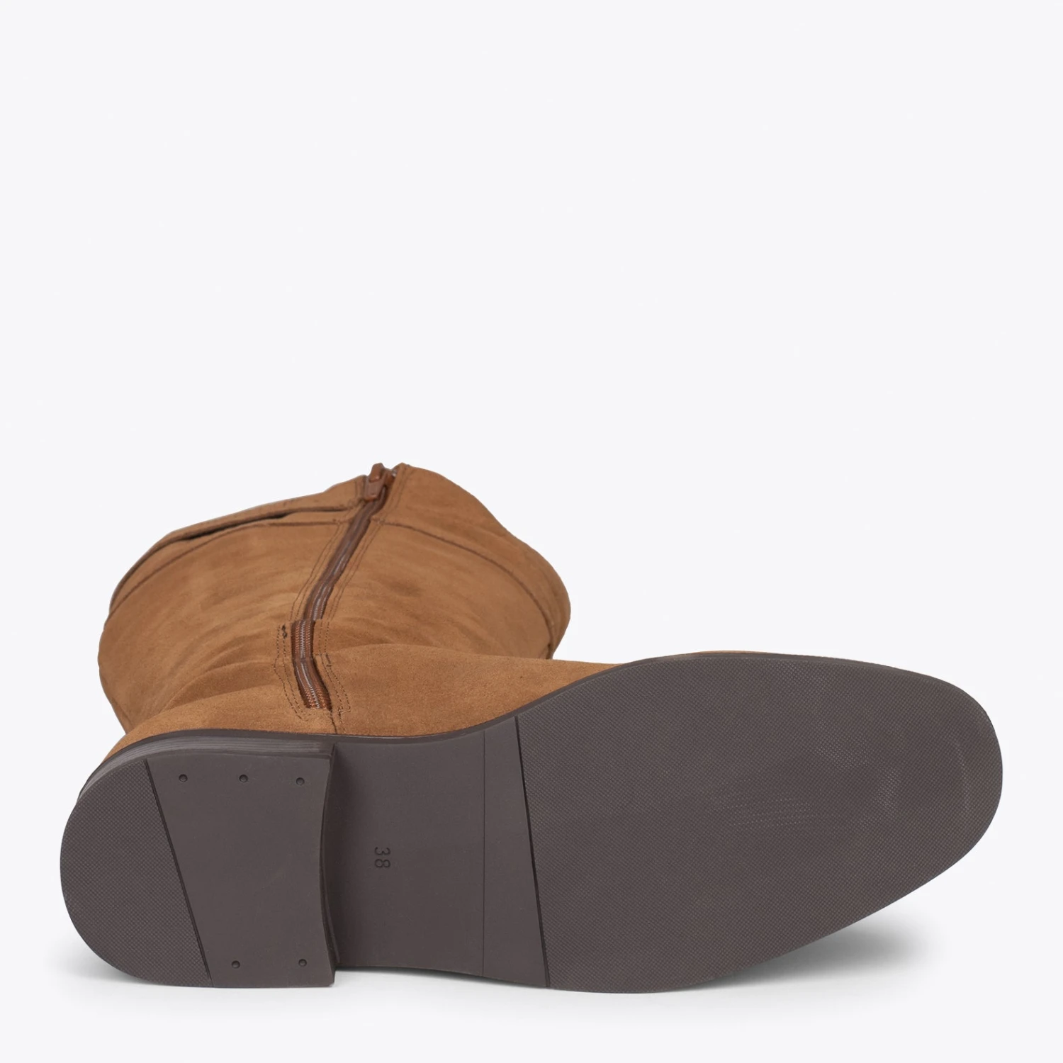 VIRGINIA – Bottes Hautes Pour Femme Avec Boucle CAMEL – Image 5