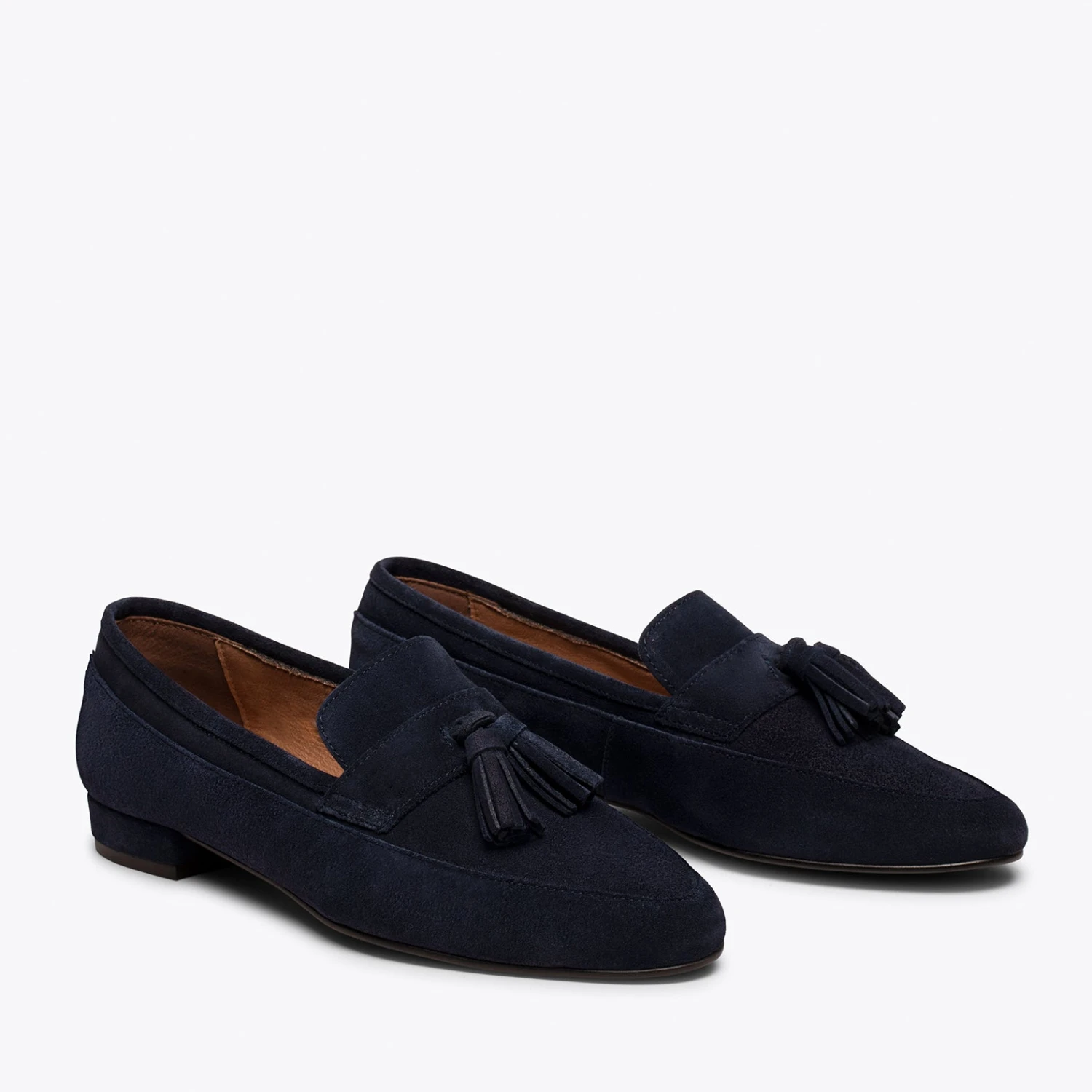 POMPON - Mocassin Femme BLEU MARINE Avec Pompon – Image 2