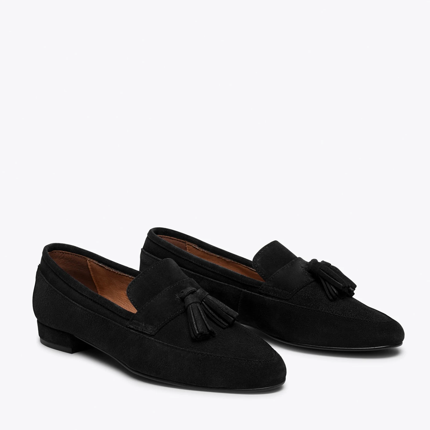 POMPON - Mocassin Femme NOIR Avec Pompon – Image 2