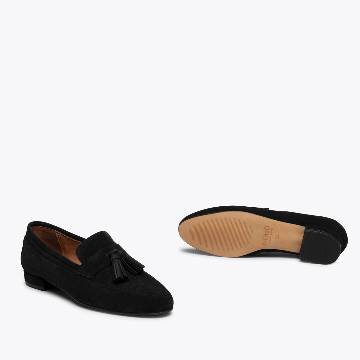 POMPON - Mocassin Femme NOIR Avec Pompon – Image 5