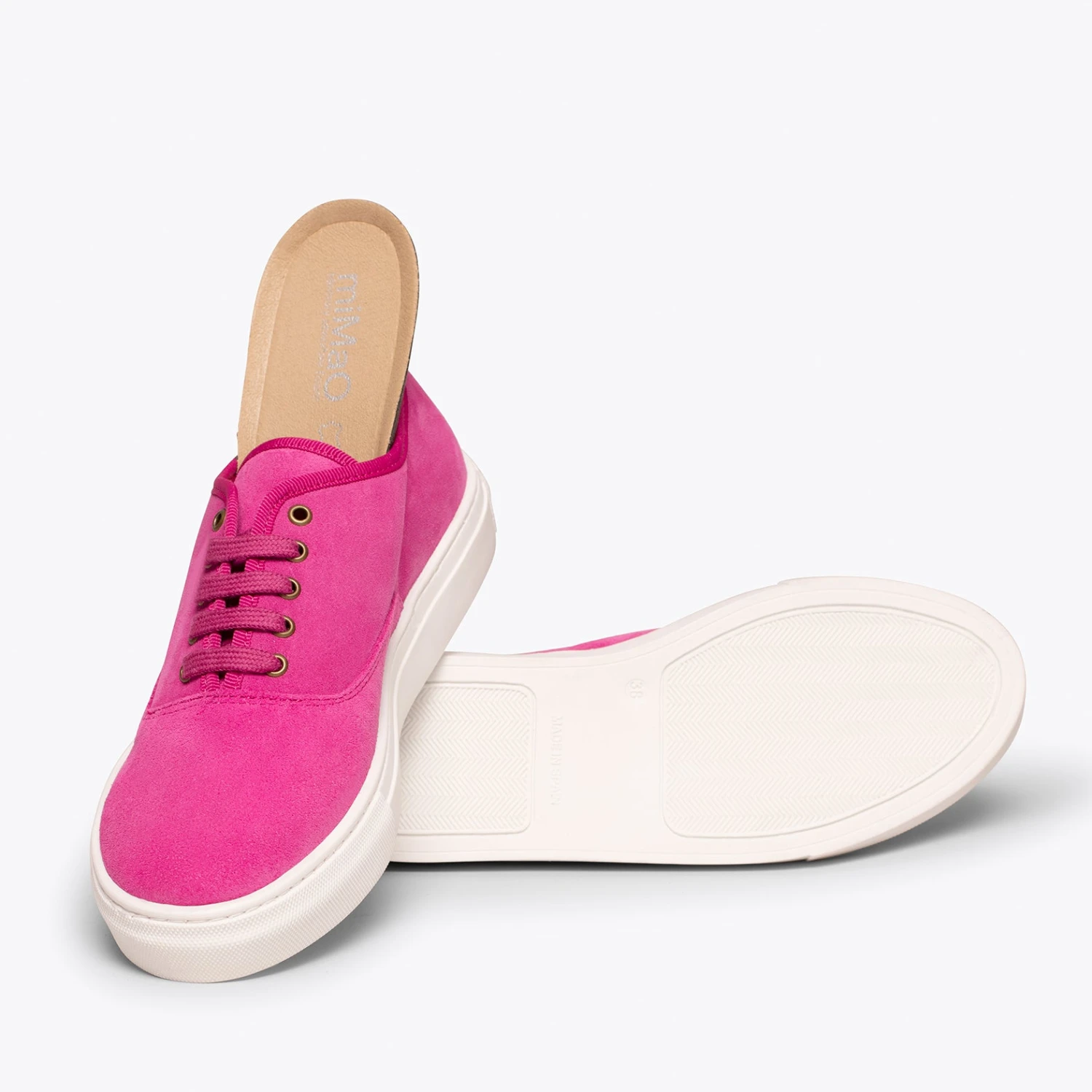 WANDER - Sneaker Femme Avec Plateforme FUCHSIA – Image 3